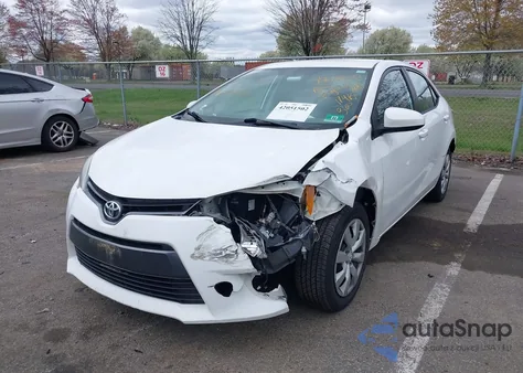 2016 Toyota Corolla Le from USA, damaged, VIN 2T1BURHEXGC711559